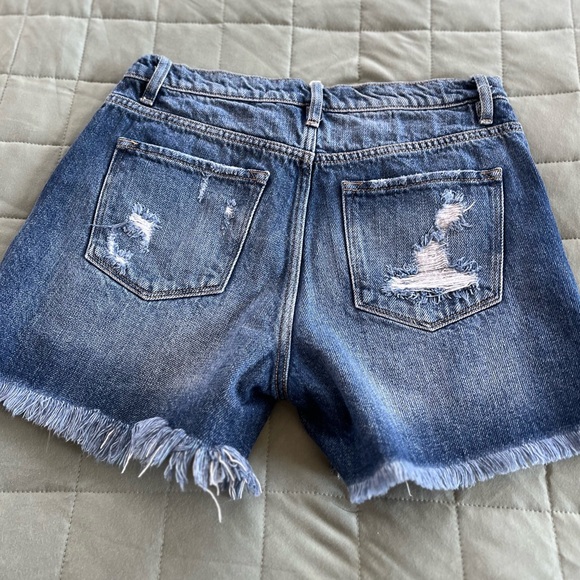 KanCan ESTILO Signature Ultra High Rise Denim Jean Shorts Size Medium - Picture 6 of 13